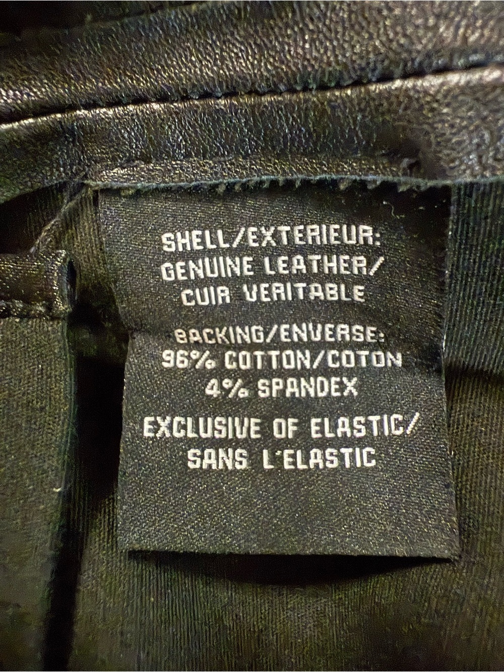 Bagatelle City Black Genuine Leather Leggings - Picture 4 of 4